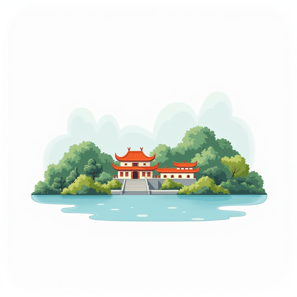 湖边